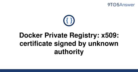 You have to download this file and save it. . Docker certificate signed by unknown authority